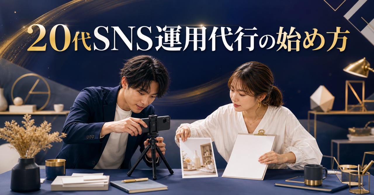 20代がSNS運用代行を学ぶ完全ガイド｜未経験から仕事にする最短ルートのアイキャッチ