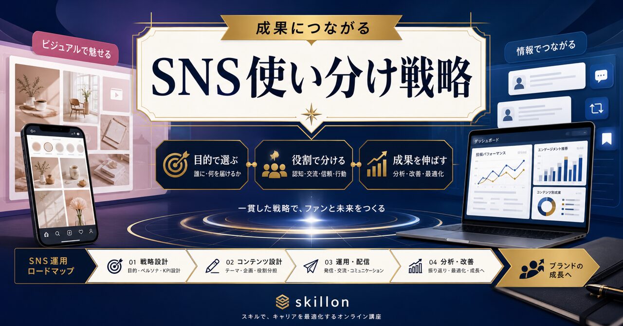 InstagramとX(旧Twitter)の違いを徹底比較!企業のSNS担当者が知るべき「使い分け」と「2026年最新攻略法」のアイキャッチ