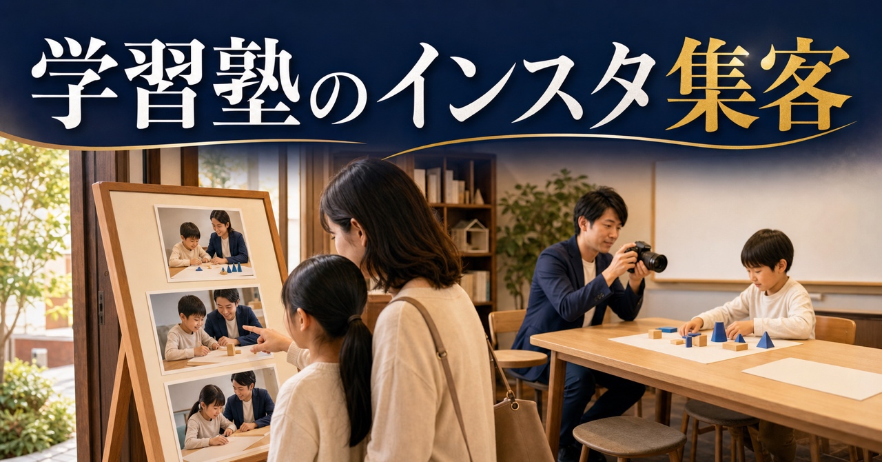 【保存版】学習塾のインスタ集客大全！地域で選ばれる塾になるための成功ガイドのアイキャッチ