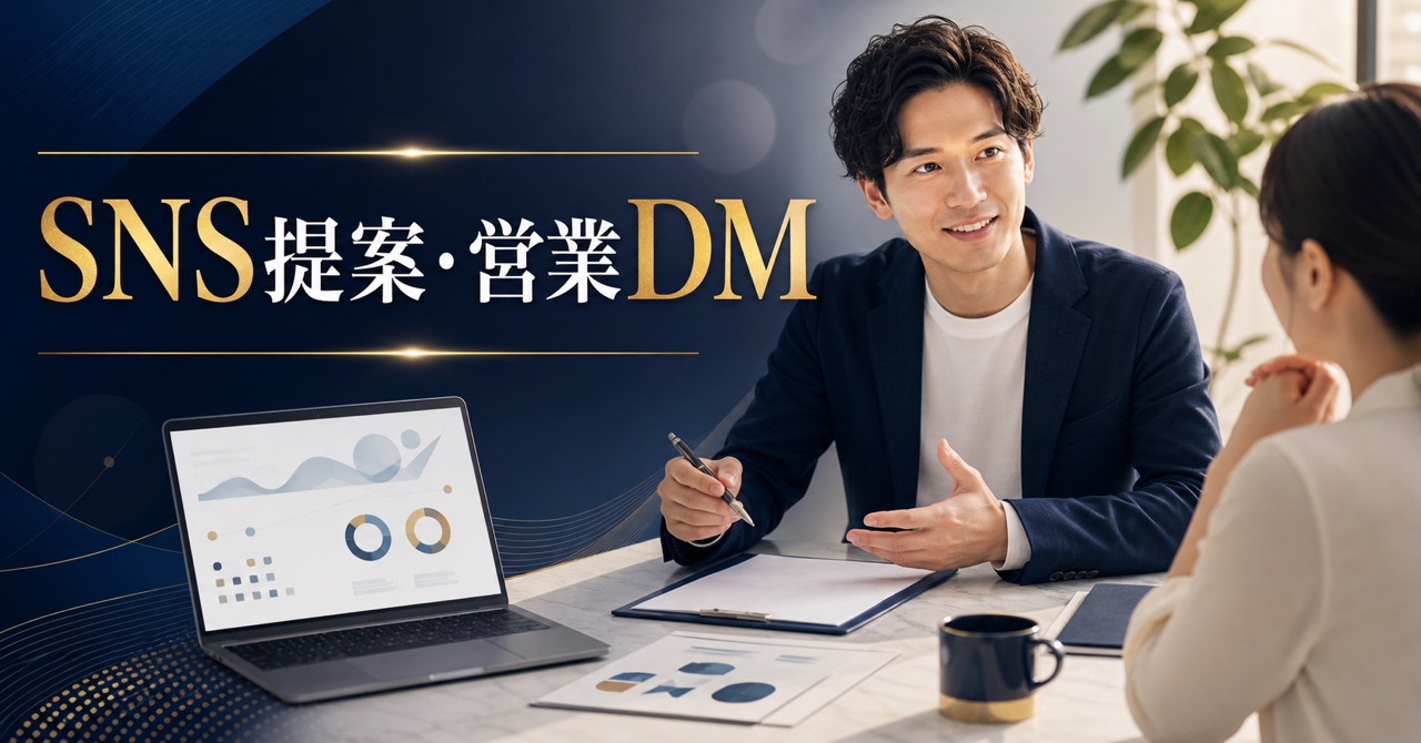 【実例公開】SNS運用代行の提案書・営業DMの書き方｜未経験でも受注できるテンプレートのアイキャッチ