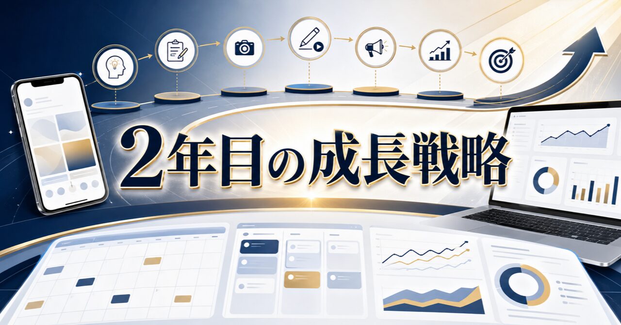 SNS運用代行の2年目にやるべきこと｜脱初心者のためのスキルアップ戦略のアイキャッチ